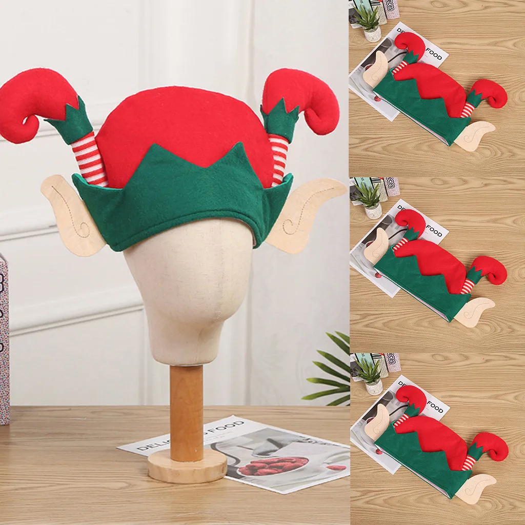 Рождественская шапка унисекс Весенние шапки забавные вечерние шляпы зимняя