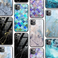 ciciber marble marbling case for iphone 12 case for iphone 11 12 xr pro xs max mini x 7 8 6 6s plus se 2020 tempered glass funda