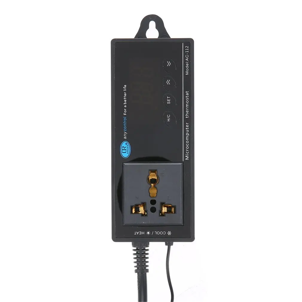 AC 112V аквариумная рептилия регулятор температуры цифровой дисплей