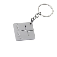 metal key chain key ring holder polestar car keychain is suitable for volvo car polaris creative personality shape pendant