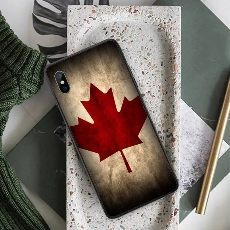 

Canadian flag art Red maple leaf Phone Case for iPhone 11 12 pro XS MAX 8 7 6 6S Plus X 5S SE 2020 XR