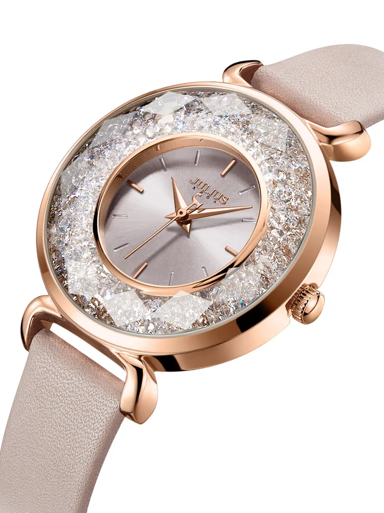 Элегантные женские часы со стразами Стразы японские Mov Not Lady изящные модные с