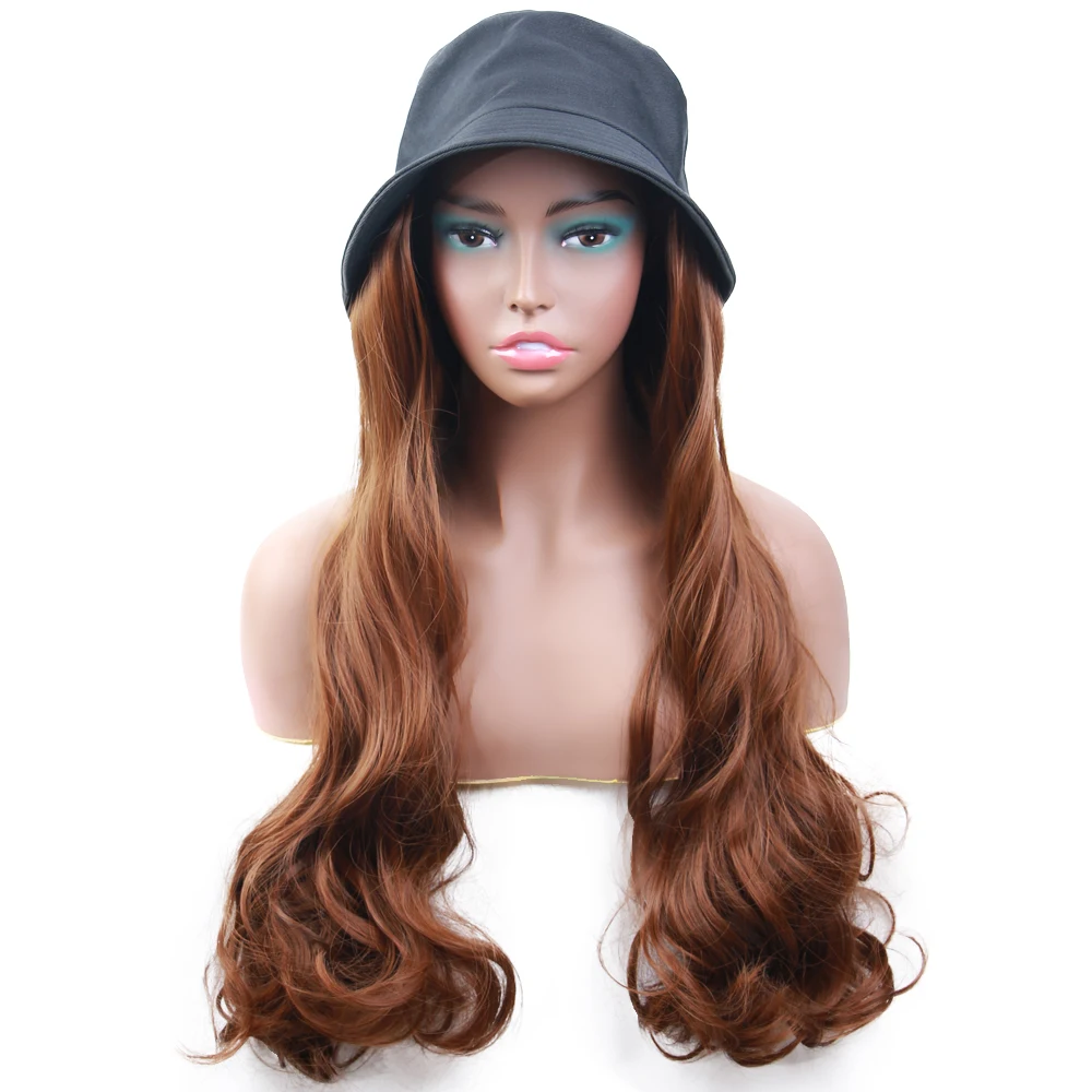 Пухового одеяла модный длинный 22 &quotсинтетическая женская шляпа с волосы парик