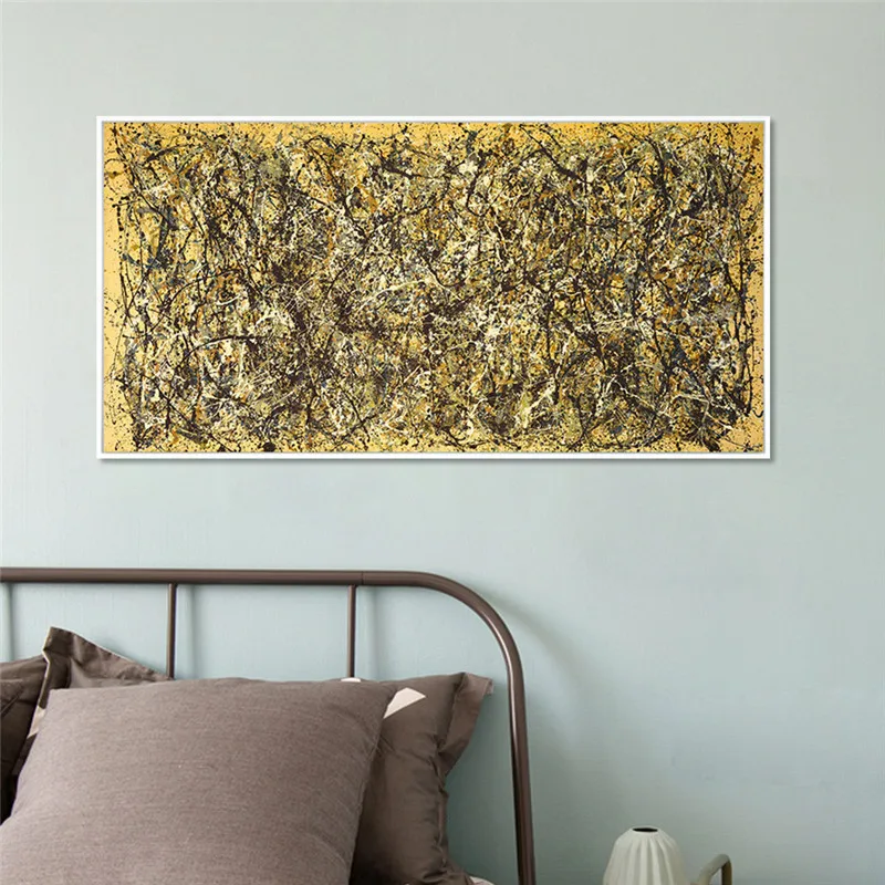 Один номер 31 1950 по Jackson Pollock спрей плакаты с живописью и принты Картины для