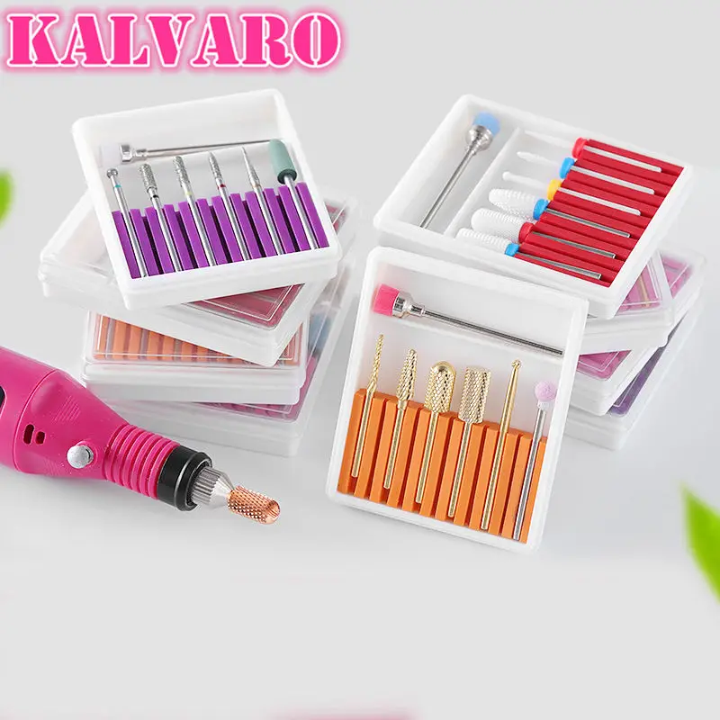 1 набор керамических фрезерных маникюрных станков карбида золота сверла для