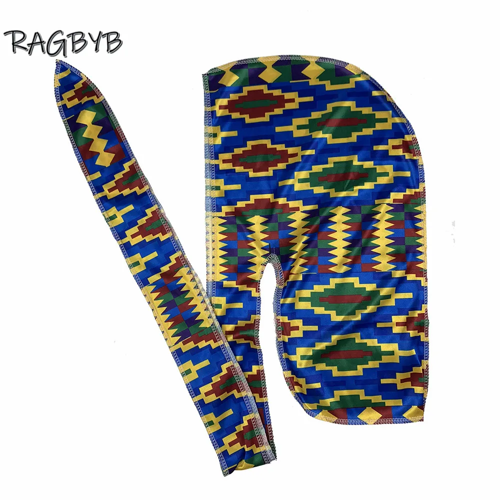 Шелковый шарф Durag в стиле Анкары для мужчин шелковистая долговечная головная