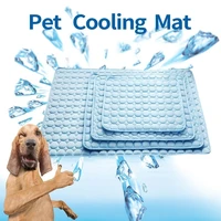pet cooling mat dogs cats chill bed indoor summer heat relief indoor cool cushion gel sleeping pad seat smlxl