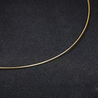 kioozol simple classic collar necklace rose gold silver color choker necklace for women universal jewelry accessories zd1 ko5
