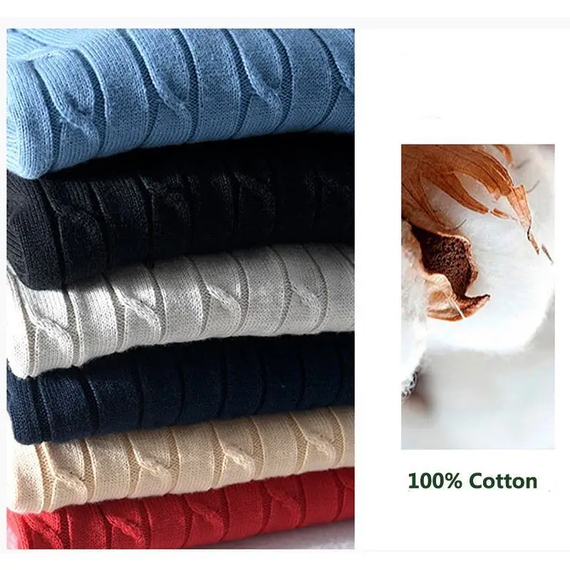 Мужские свитера из 100% хлопка на осень и зиму пуловеры в английском стиле с