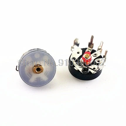 10 шт./лот RV12MM B103 B10K прямой угол радио потенциометр усилитель мощности громкости с