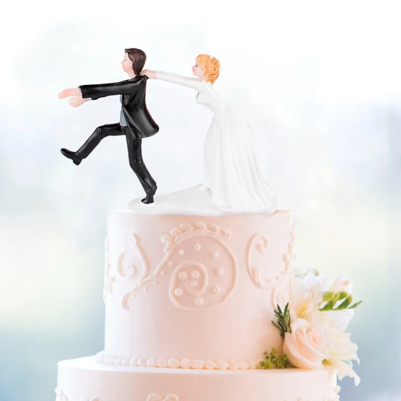 Свадебное украшение топпер для торта невесты свадьбы Топпер свадебные куклы и