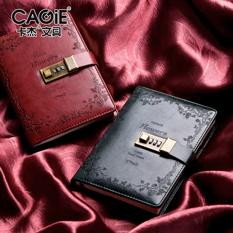 Канцелярские товары B6 блокнот с паролем в стиле ретро из искусственной кожи