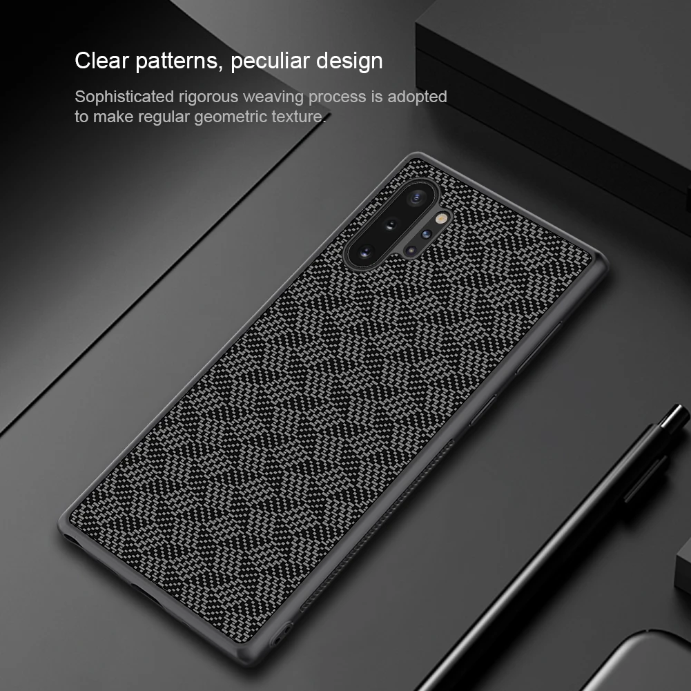 Для samsung Galaxy Note 10 9 8 S10 Plus чехол Nillkin из углеродного синтетического волокна жесткая полная крышка чехол для samsung S10E Note10 Plus