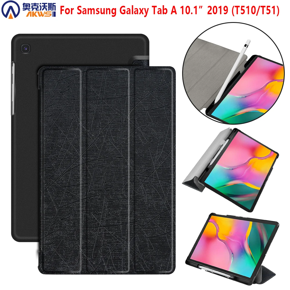Чехол для планшета Samsung Galaxy Tab A 10 1 2019 SM T510 T515 чехол подставка galaxy 2019|Чехлы