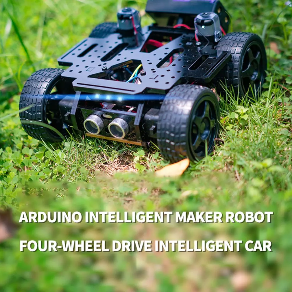 

Four Wheel Mechanical Arm Car Open Source Code App Control Automatic Obstacle Avoidance Intelligent Robot