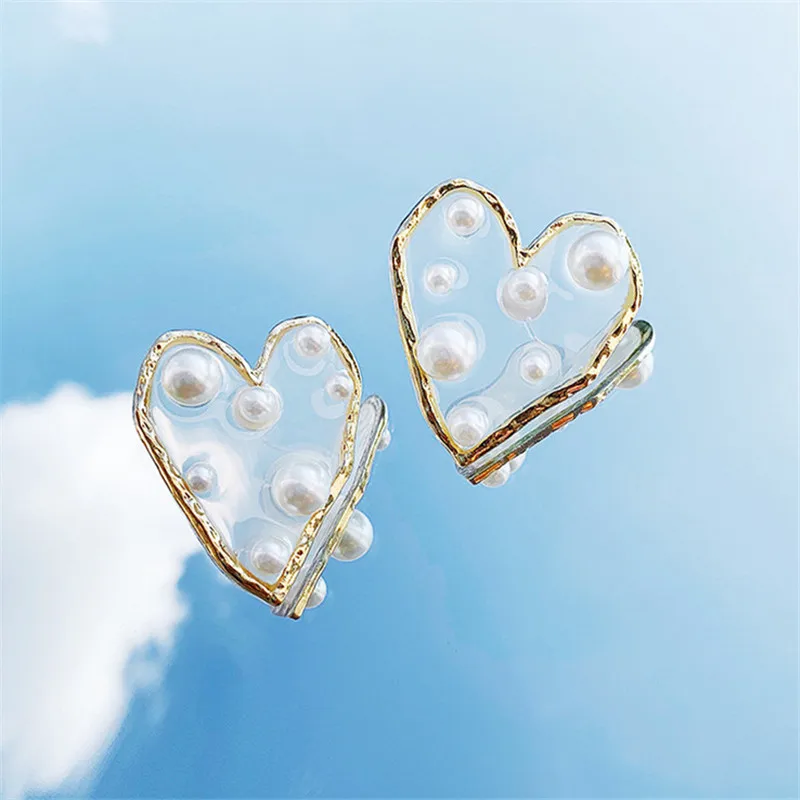 FYUAN корейский стиль жемчужные серьги гвоздики для женщин Девушки Bijoux