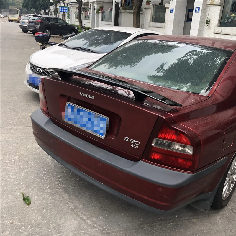 Спойлер для Volvo S80 Sport ABS Материал заднего крыла автомобиля праймер цвет багажника