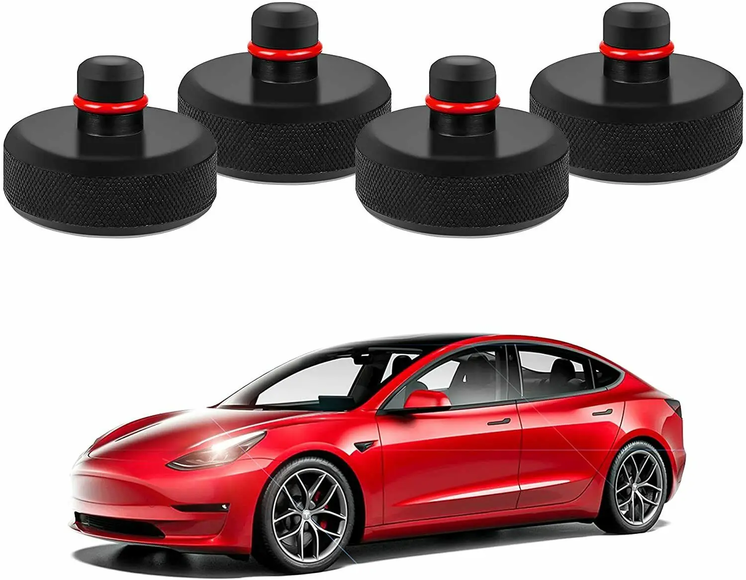 

4 шт. подъемная площадка для Tesla Model 3, прочный точечный адаптер защищает аккумулятор и аксессуары для покраски