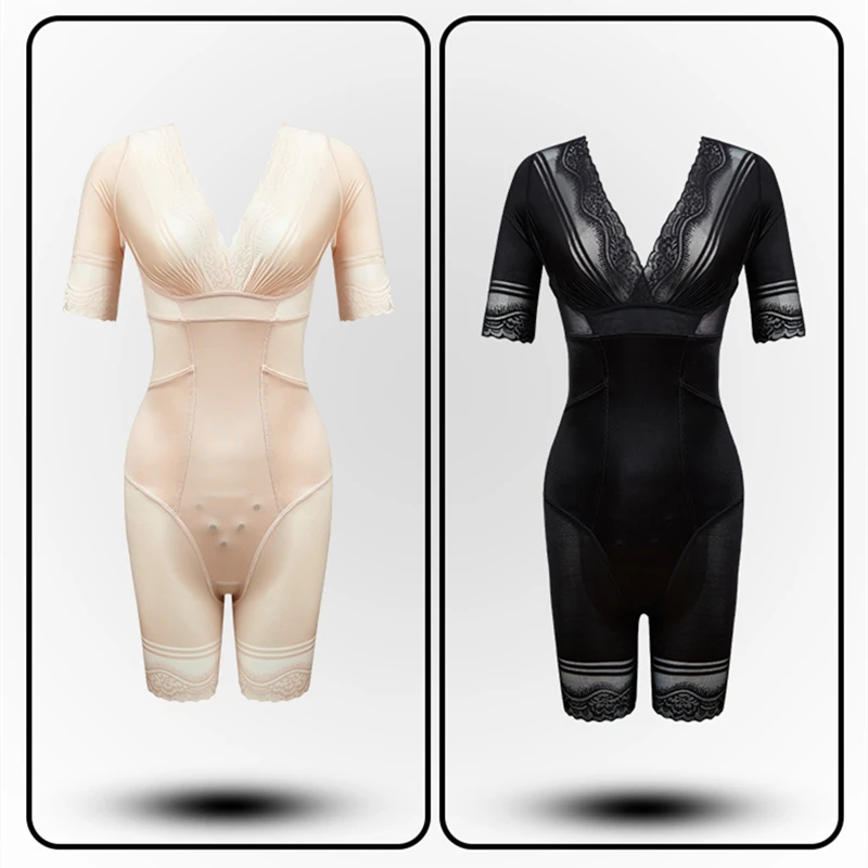 

Waist Trainer Corsets Slimming Shapewear Colombianas Post-Surgery Full Body Arm Shaper Body Suit Powernet Girdle