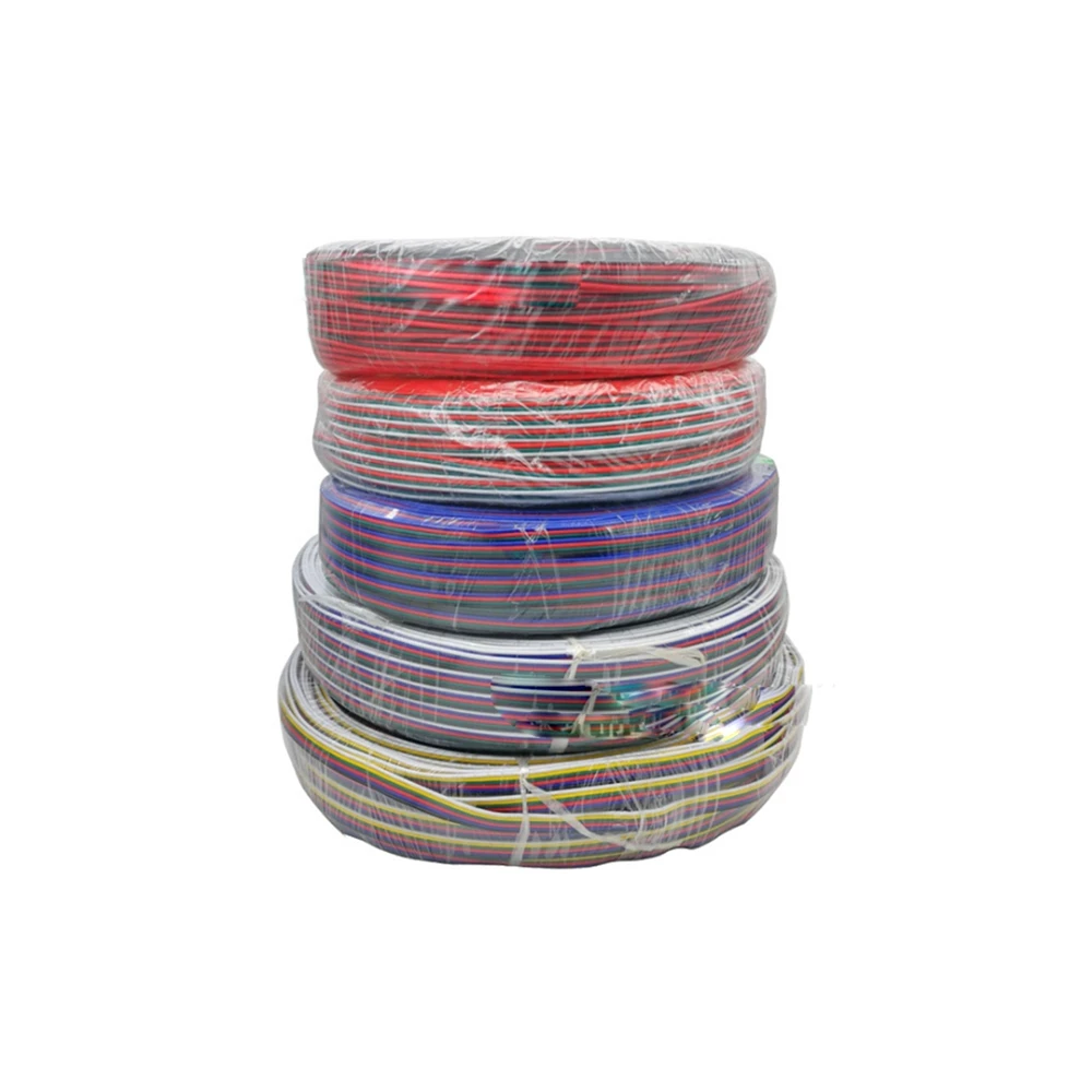 Электрический провод из белого и черного луженого меди двухконтактный ПВХ 16awg