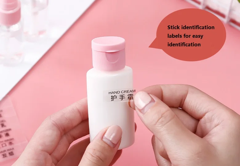 Портативный прозрачный контейнер для косметики 11 шт. профессиональная бутылка