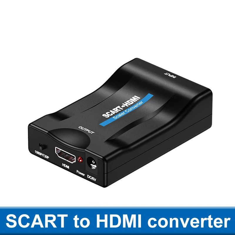 Преобразователь SCART в HDMI 1080P HD видео o цифро-аналоговый преобразователь подходит