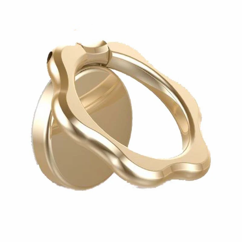 Совершенно новый роскошный цветок 360 градусов металлический палец кольцо