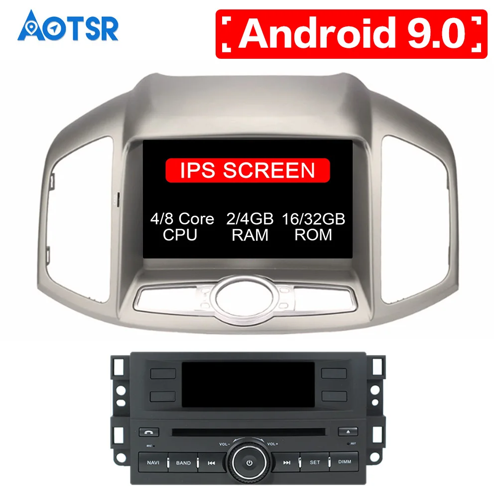 AOTSR Android 9 0 HD 1024*600 Автомобильный GPS навигатор для Chevrolet Captiva 2012 ~ 2017 Радио Аудио Видео