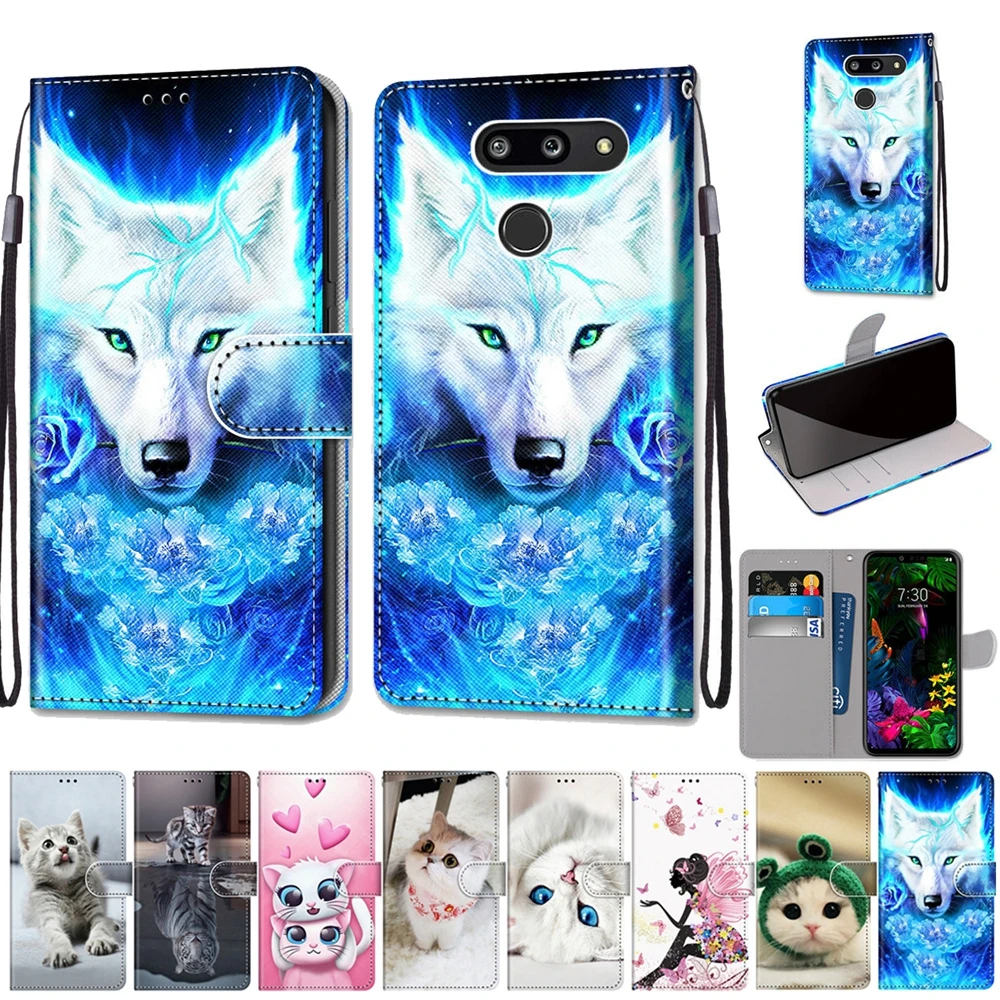 Для LG G7 G8 K40 K12 Plus K9 кожаный чехол для Funda K4 K10 K8 2018 2017 роскошный кошелек Магнитный