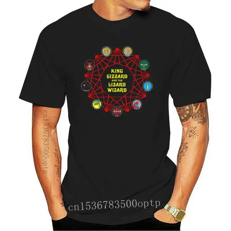 

King Gizzard And The Lizard Wizard Short Sleeve Black T-Shirt S-5Xl