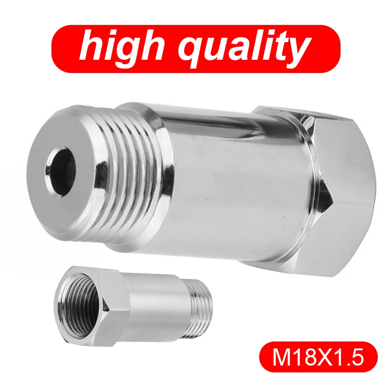 

Car Oxygen O2 Φ45mm Sensor Adapter CEL Fix Check Engine Light Eliminator M18*1.5 Extender Adapter Fitting Eliminator Test Pipe