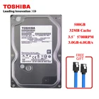 Настольный компьютер Toshiba, 500 Гб, внутренний механический жесткий диск 3,5 дюйма, SATA3, 3-6 ГБs HDD, 32 Мб кэш-памяти, 500 Гб, 5700 обмин, буфер