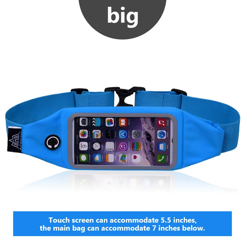 Type 3 Blue Big Ультра-Низкая цена Распродажа поясная сумка спортивная сумка для бега чехол для телефона с сенсорным экраном марафон Бум Сумка - Цвет: Type 3 Blue Big