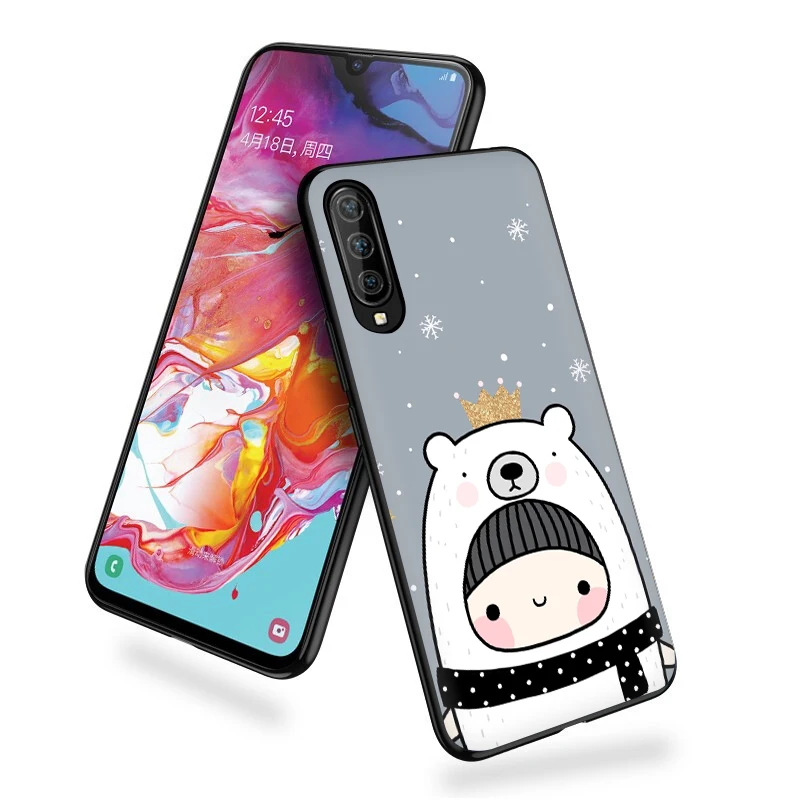 Силиконовый чехол для Samsung A2 Core A5 A6 plus A7 A8 A9 A10s 20s 20E 30s 40s 50s 60 70S | Мобильные телефоны и