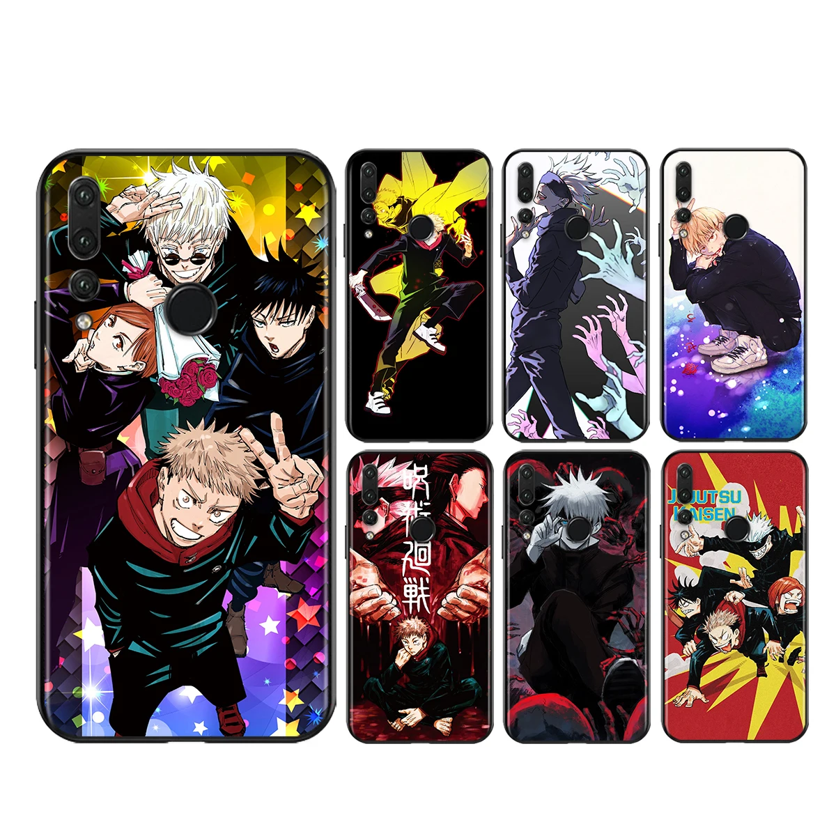 

Hot Anime Cartoon Jujutsu Kaisen For Honor Play 3E 8S 8C 8X 8A 8 7S 7A 7C MAX Prime Pro 2019 2020 Black Soft Phone Case