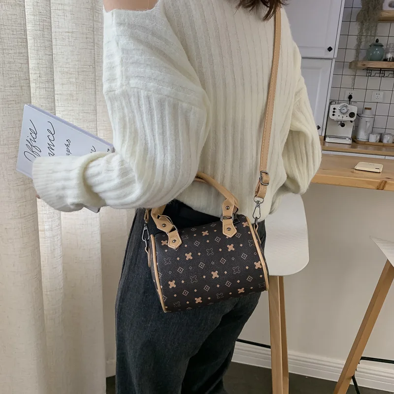 Fashion Printing Messenger Bags for Women PU Leather Purse and Handbags Small Joker Crossbody Bag | Багаж и сумки