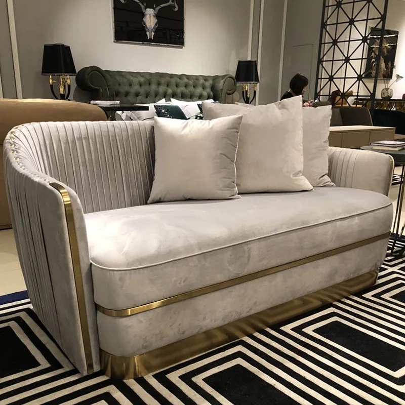 Дворцовый диван дизайн 8 местный lving комната диван|Наборы для спальной| |