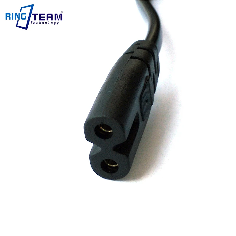 Европейский шнур питания 2 круглых контакта для ноутбука камеры адаптер