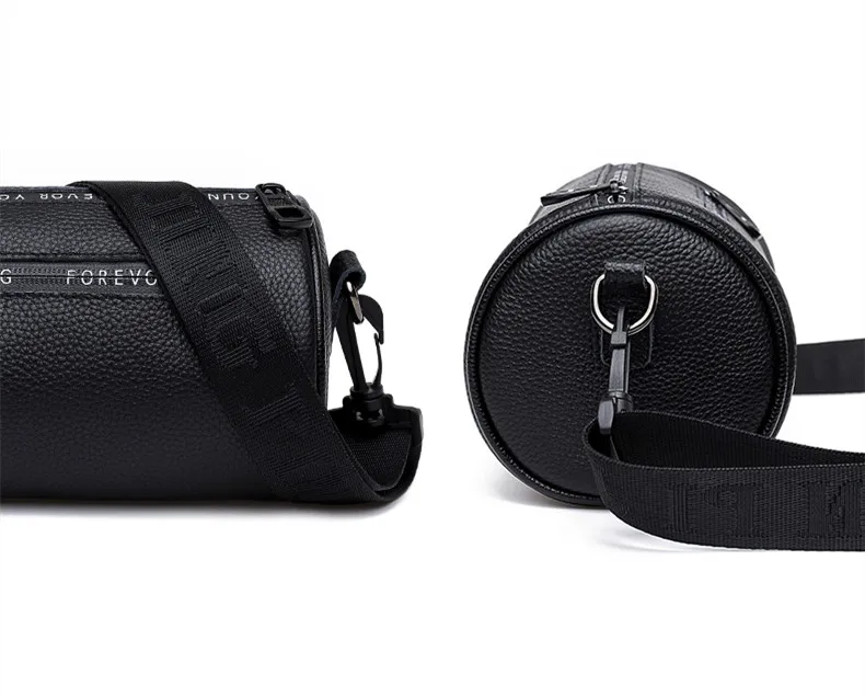 

2021 Cowhide Small Round Bag.Classic All-Match Lady Trend One-Shoulder Sloping Cross Bag