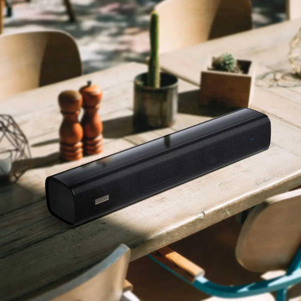 Динамик Blitzwolf BW SDB0 Pro 10 Вт 2200 мАч Мини bluetooth Саундбар для настольного ПК с стерео