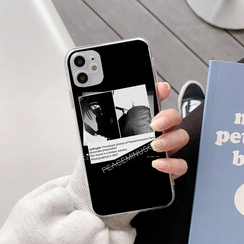 

Peaceminusone Phone Case For Iphone11 12 Pro Max SE 2020 6s 7 8 Plus X Xs Max Xr Transparent Soft Silicone Cover