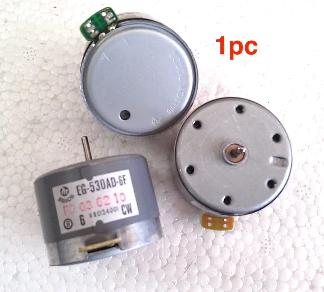 

1pc for Mabuchi 6v clockwise 530 motor EG-530AD-6F for cassette deck audio player