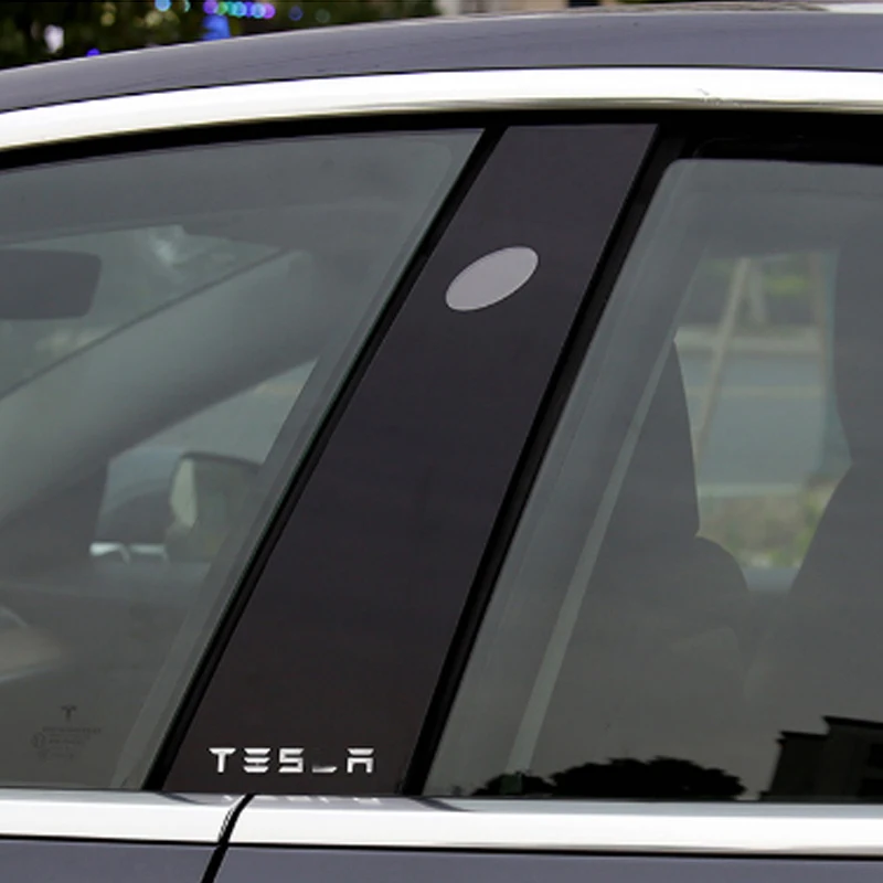 Модификация для Tesla модели 3 колонна из поликарбоната зеркальные акриловые
