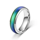 Классическое кольцо, меняющее цвет при температуре, Лидер продаж, ювелирные изделия Smart Dis, цветные кольца, лучший подарок для друзей, бесплатная доставка