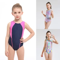 childrens swimwear for girls summer conjoined body clothes cuhk kids swimming training triangle sleeveless one piece swimsuit