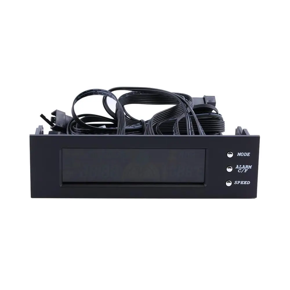 5 25 дюймовый ПК контроллер скорости вентилятора температурный дисплей ЖК-дисплей