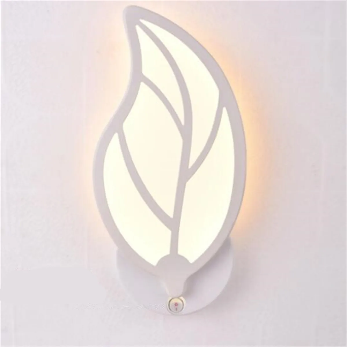 

LED Wall Lamp Modern Living Room Bedroom Bedside White Sconce Creative Aisle Corridor Wall Light Christmas Lighting Decoration