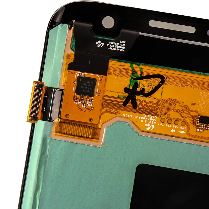 Оригинальный ЖК дисплей 5 дюйма с рамкой для SAMSUNG Galaxy S7 edge G935 G935F дигитайзер