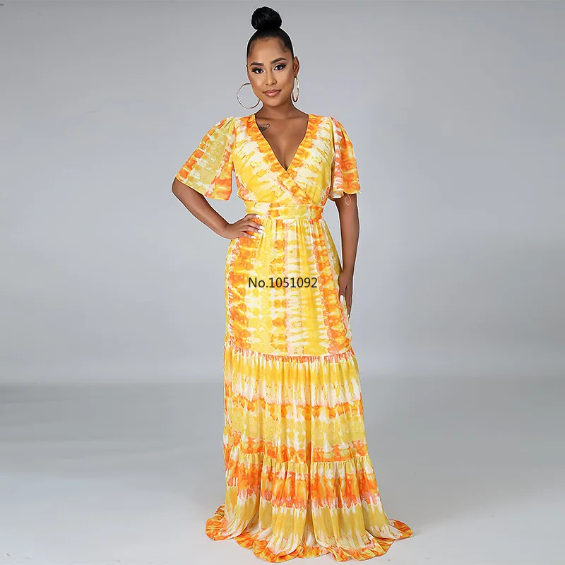 2020 женские летние новые повседневные праздничные длинные платья с коротким