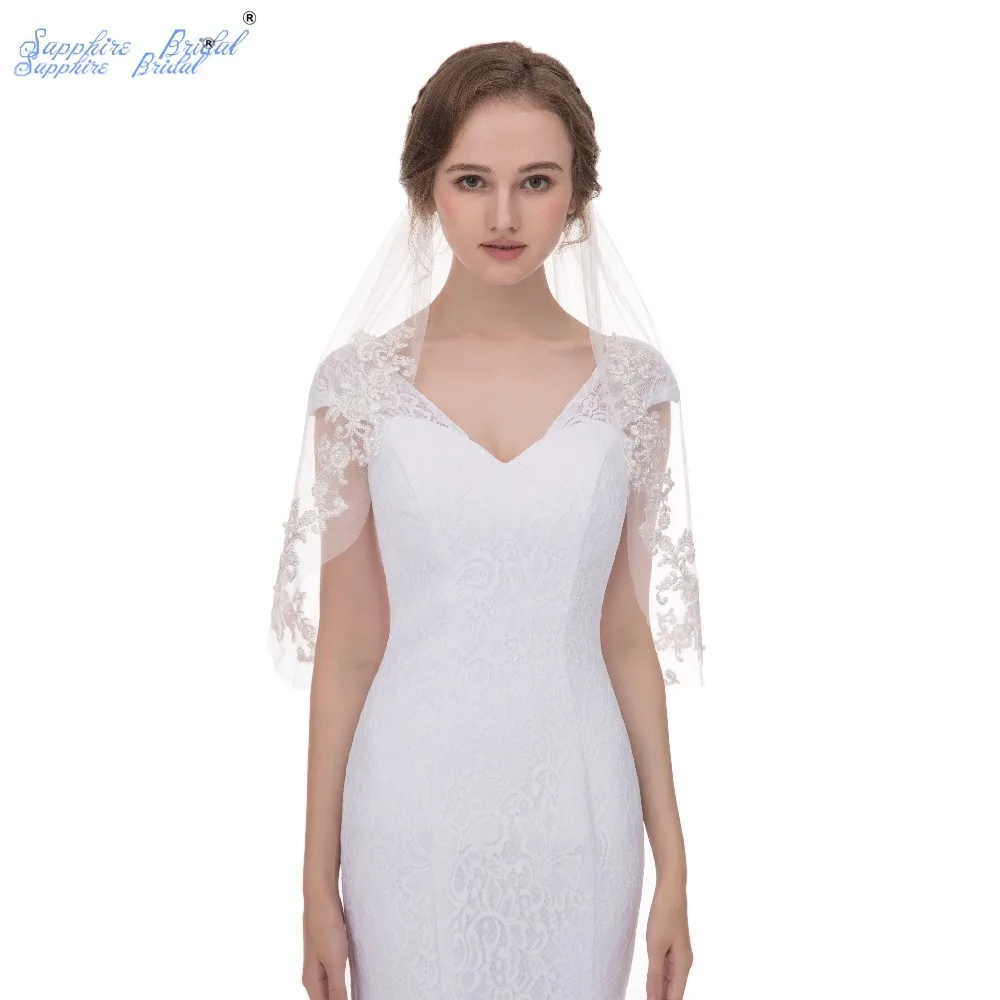 

Сапфир люкс 2021 High End два яруса мягкий кружевной тюль свадебные туфли с жемчугом свадебная фата с металлическим гребнем горячая Распродажа 100...